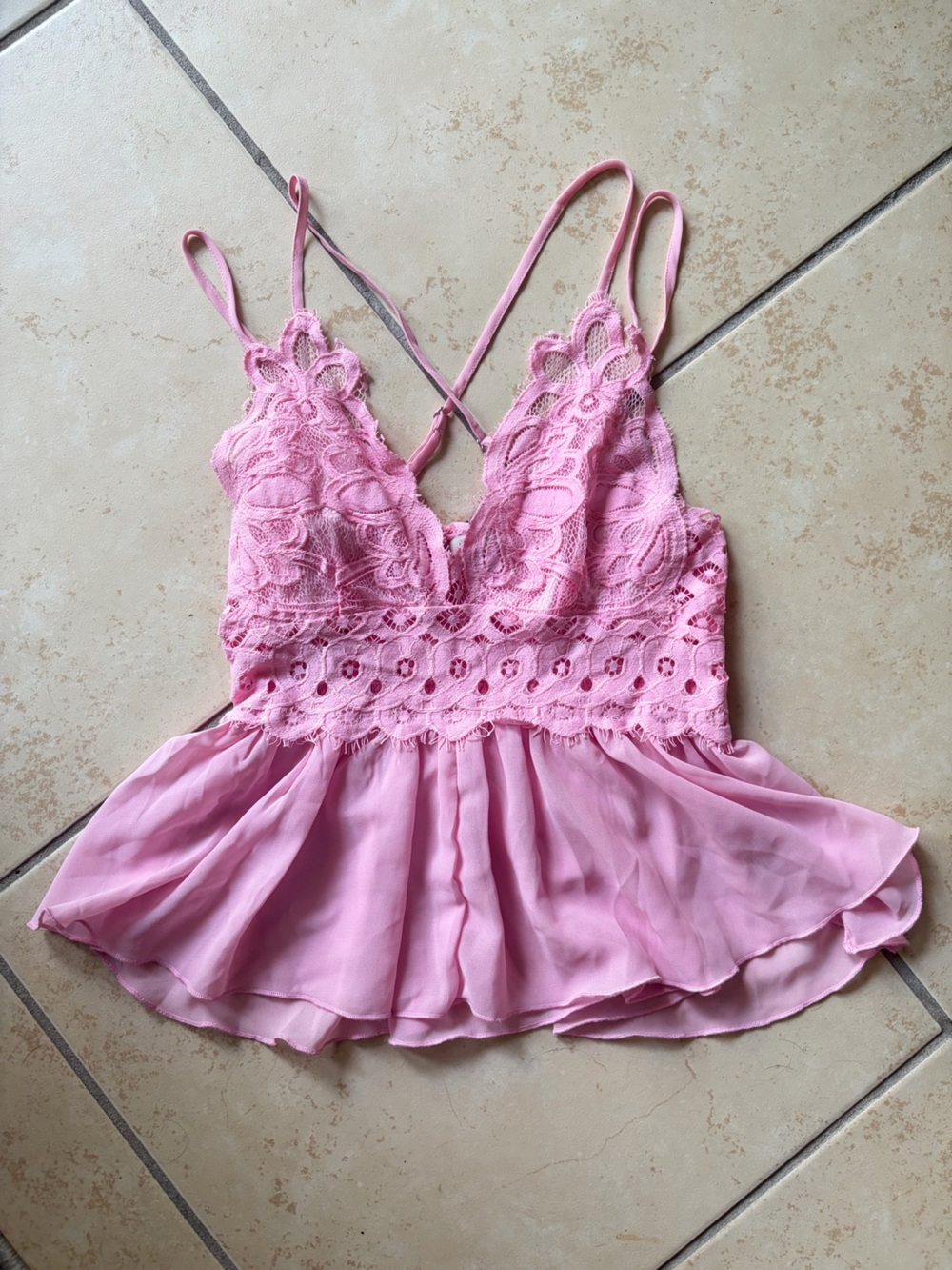 Lace tank